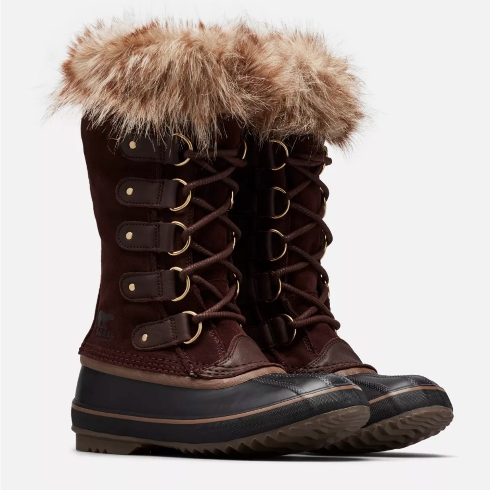 SOREL Womens Size 11 Joan Of Arctic™ Boot - 2023 COLLECTION Brown Suede Cattail